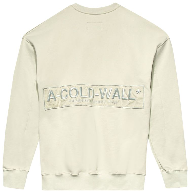 A Cold Wall Embroidery Crewneck Chalk