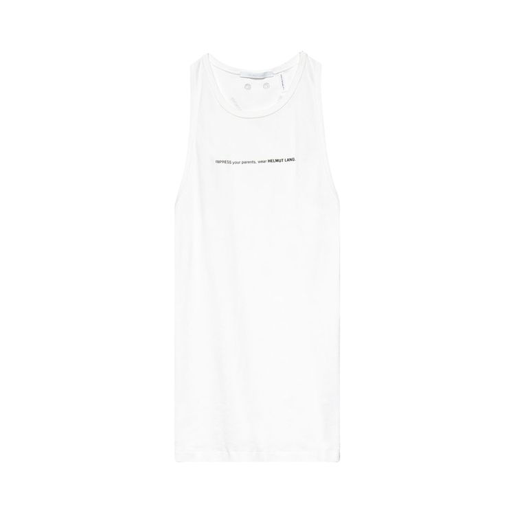 Helmut Lang Impress Tank Chalk White