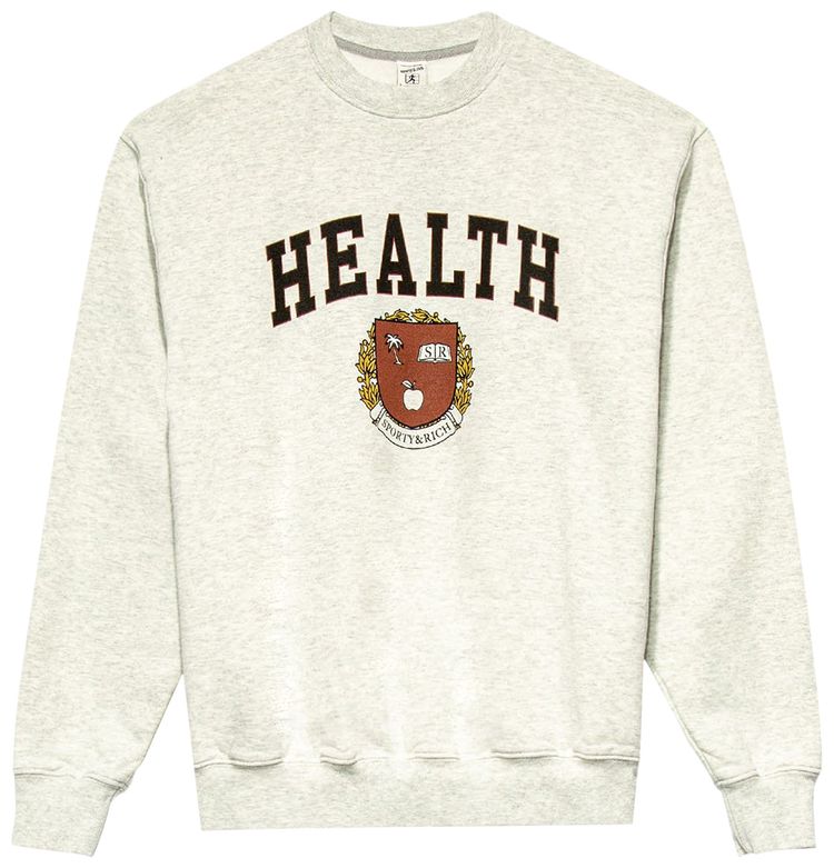 Sporty  Rich Diana Crewneck Heather Grey