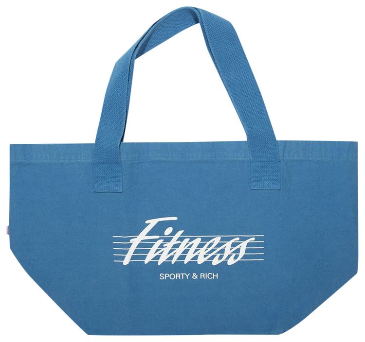 Sporty  Rich 80s Fitness Tote Bag Sapphire