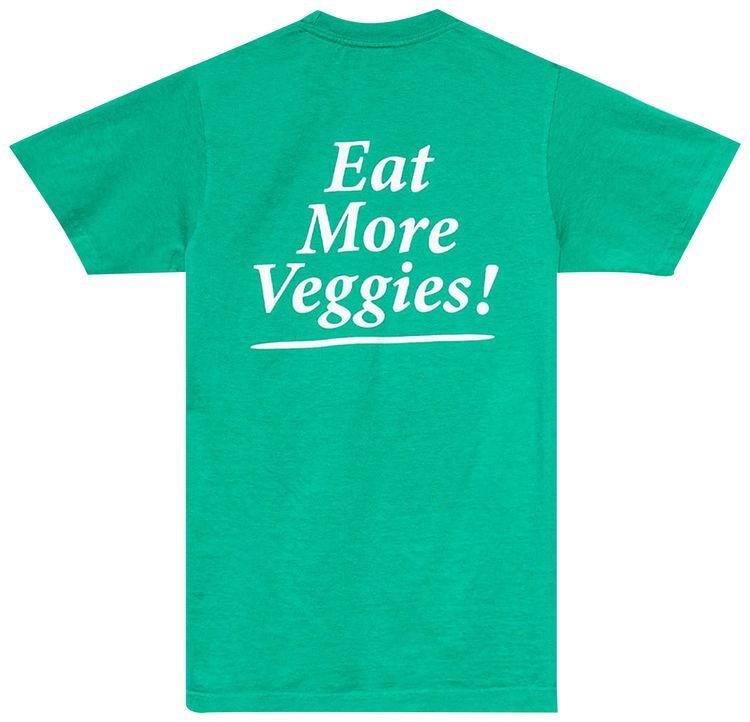 Sporty  Rich Eat Veggies T Shirt Tropical