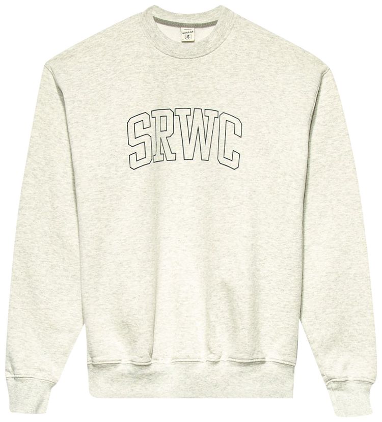 Sporty  Rich Princeton Crewneck Heather Grey