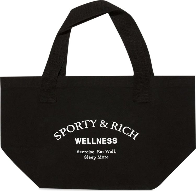 Sporty  Rich Wellness Studio Tote Noir