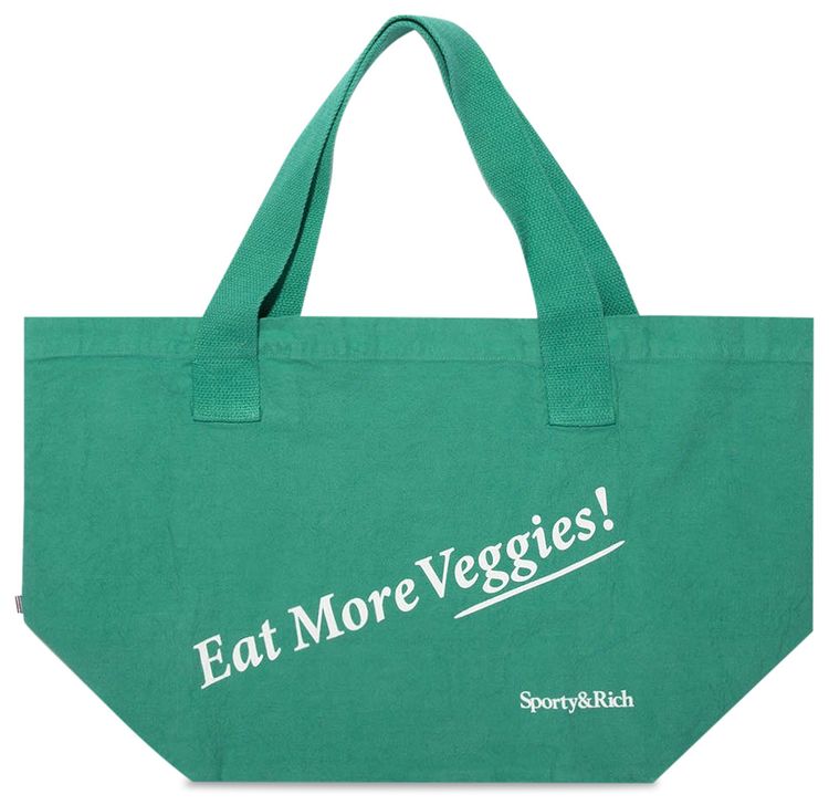 Sporty  Rich Eat Veggies Tote Tropical