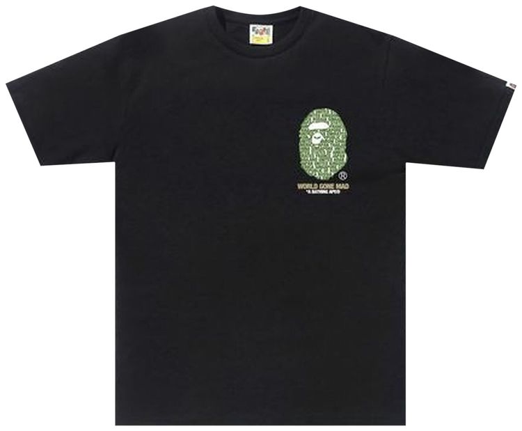 BAPE City Tee Tokyo Big Ape Head Black