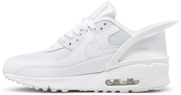 Nike Air Max 90 FlyEase GS Triple White