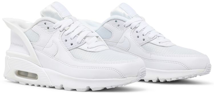 Nike Air Max 90 FlyEase GS Triple White