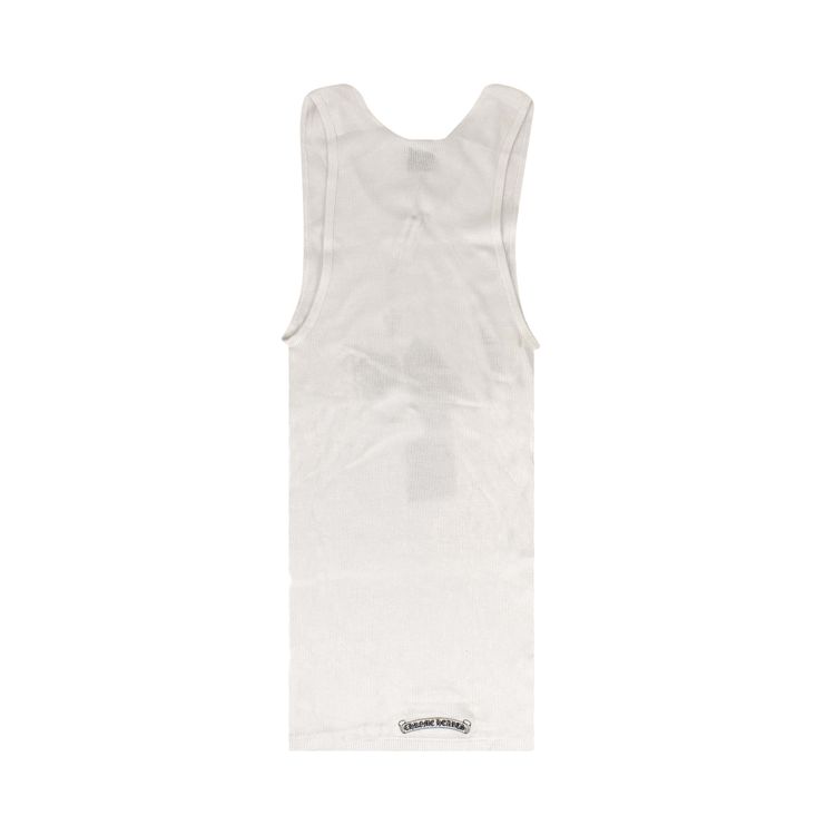 Chrome Hearts Ribbed Richard Stark Tank Top White
