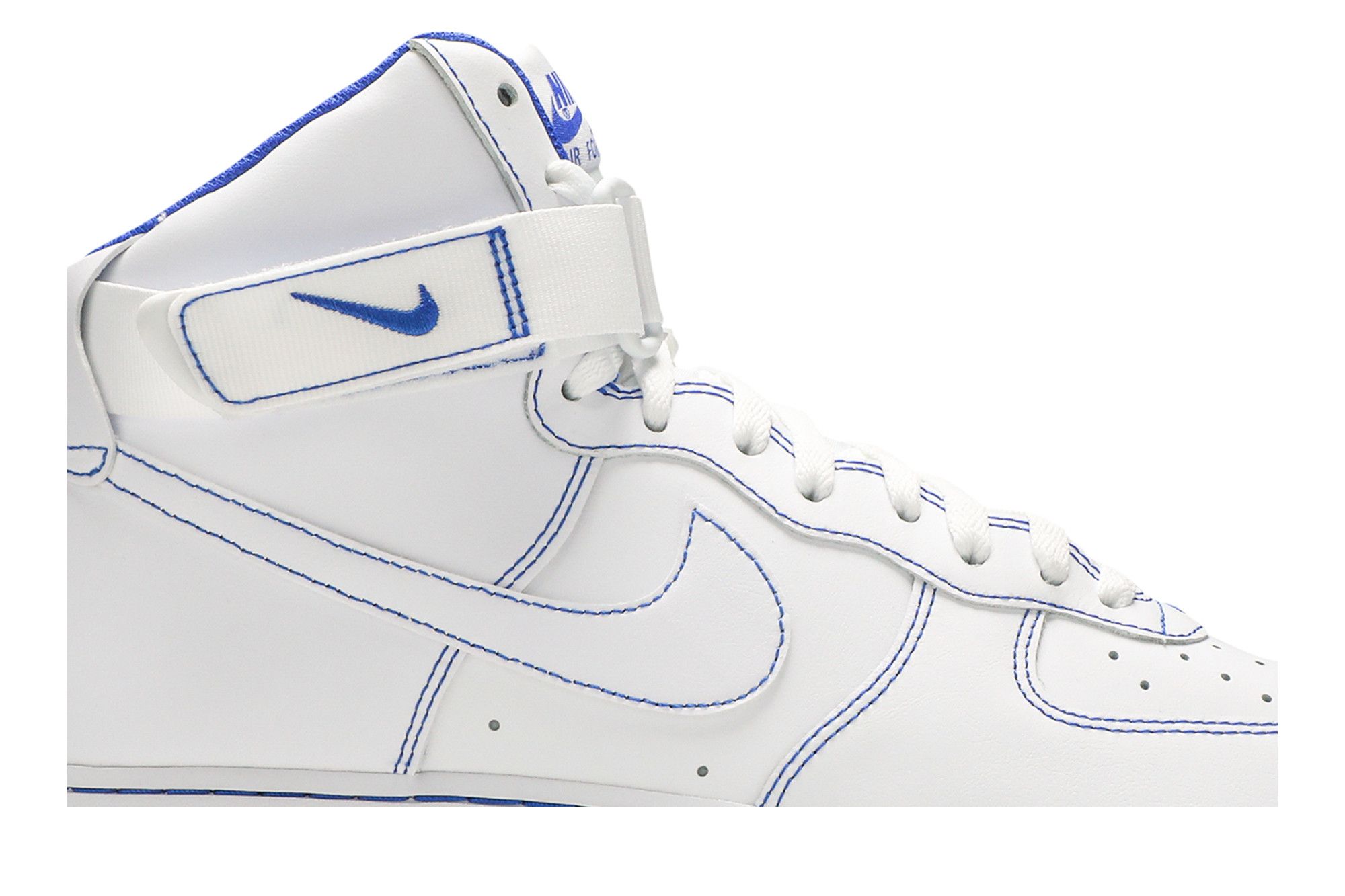 Achetez des Air Force 1 High Royal Blue CV1753 101 GOAT FR
