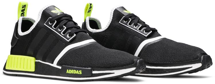 Adidas NMD R1 Black Solar Yellow