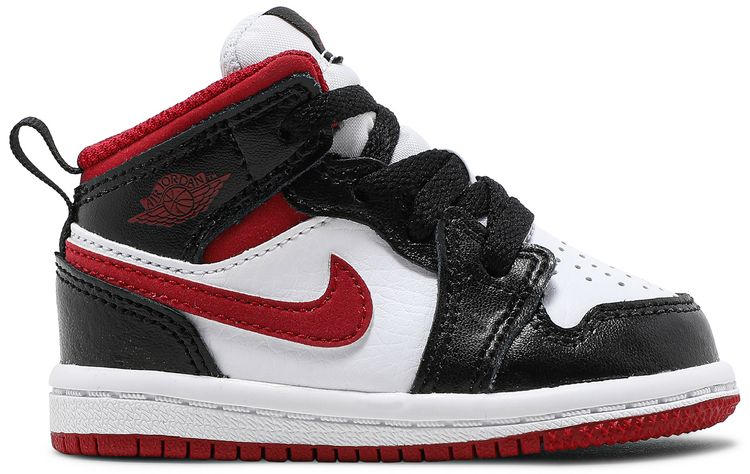 Air Jordan 1 Mid TD Black Gym Red