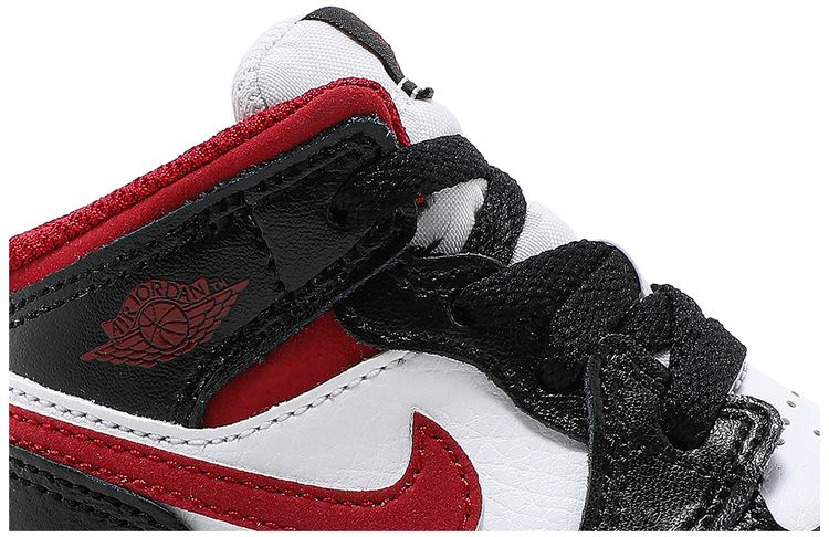 Air Jordan 1 Mid TD Black Gym Red