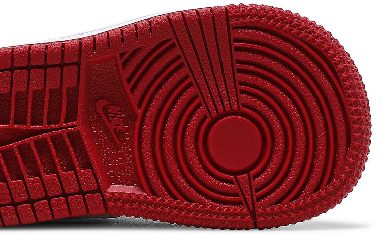 Air Jordan 1 Mid TD Black Gym Red