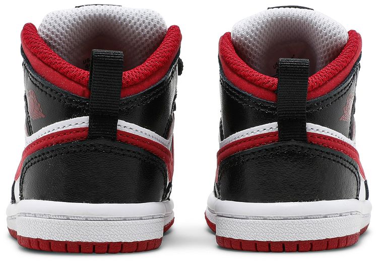 Air Jordan 1 Mid TD Black Gym Red