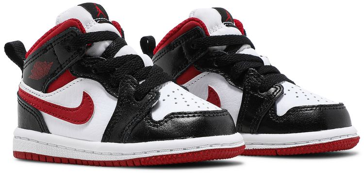 Air Jordan 1 Mid TD Black Gym Red