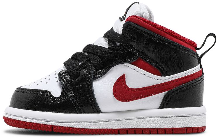Air Jordan 1 Mid TD Black Gym Red