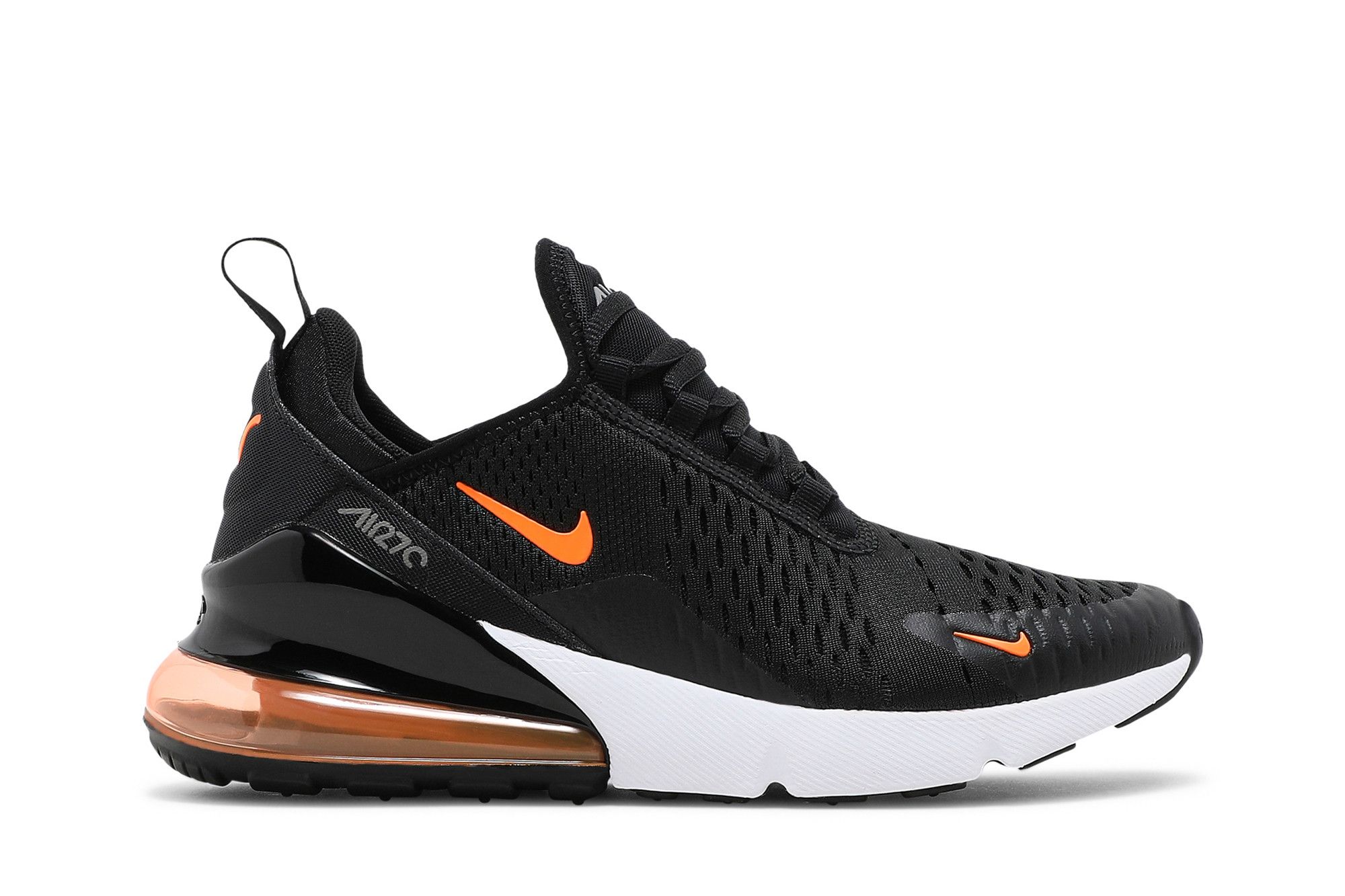 Buy Air Max 270 GS Black Total Orange DM3208 001 GOAT