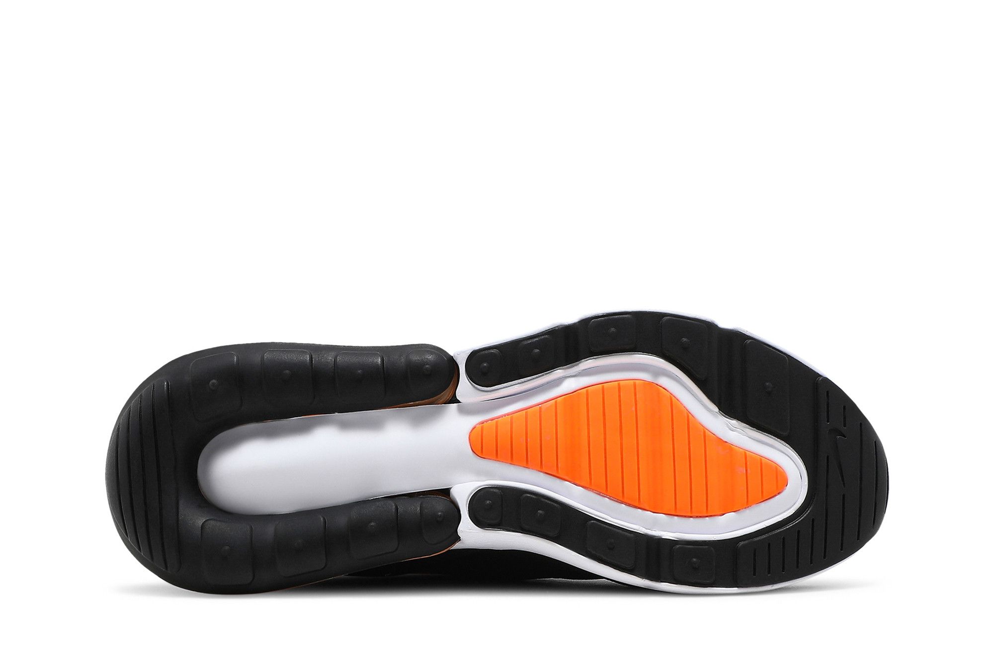 air max 270s black and orange