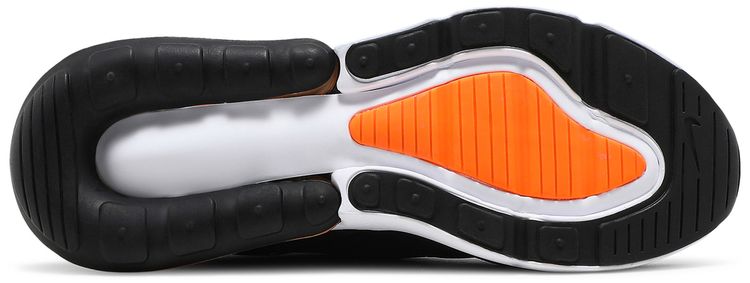 Nike Air Max 270 GS Black Total Orange