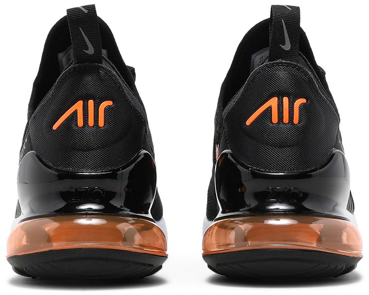 Nike Air Max 270 GS Black Total Orange