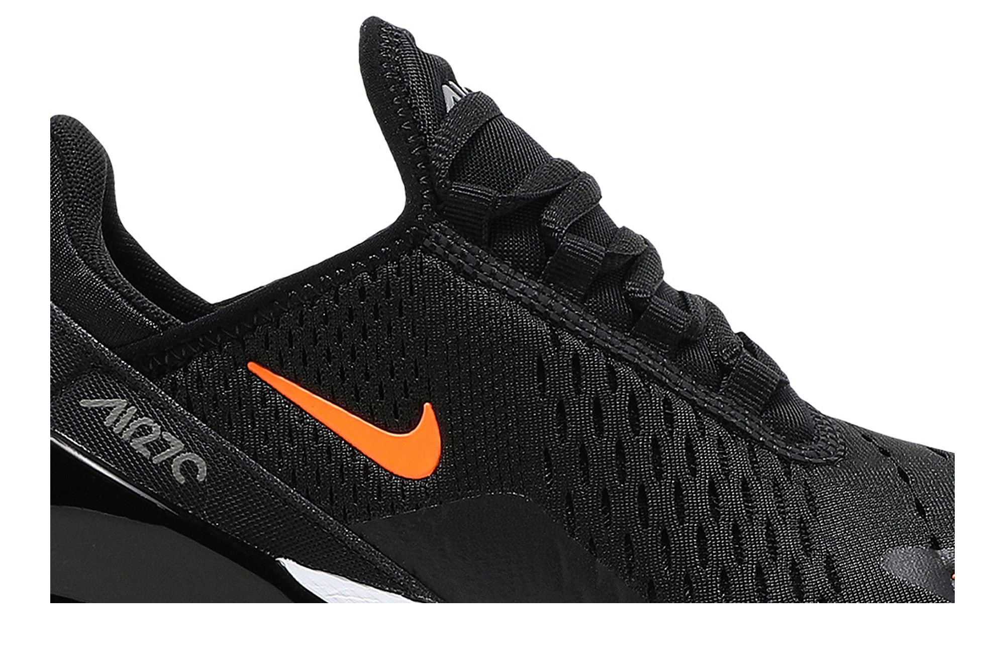 Nike air max 270 black and orange clearance
