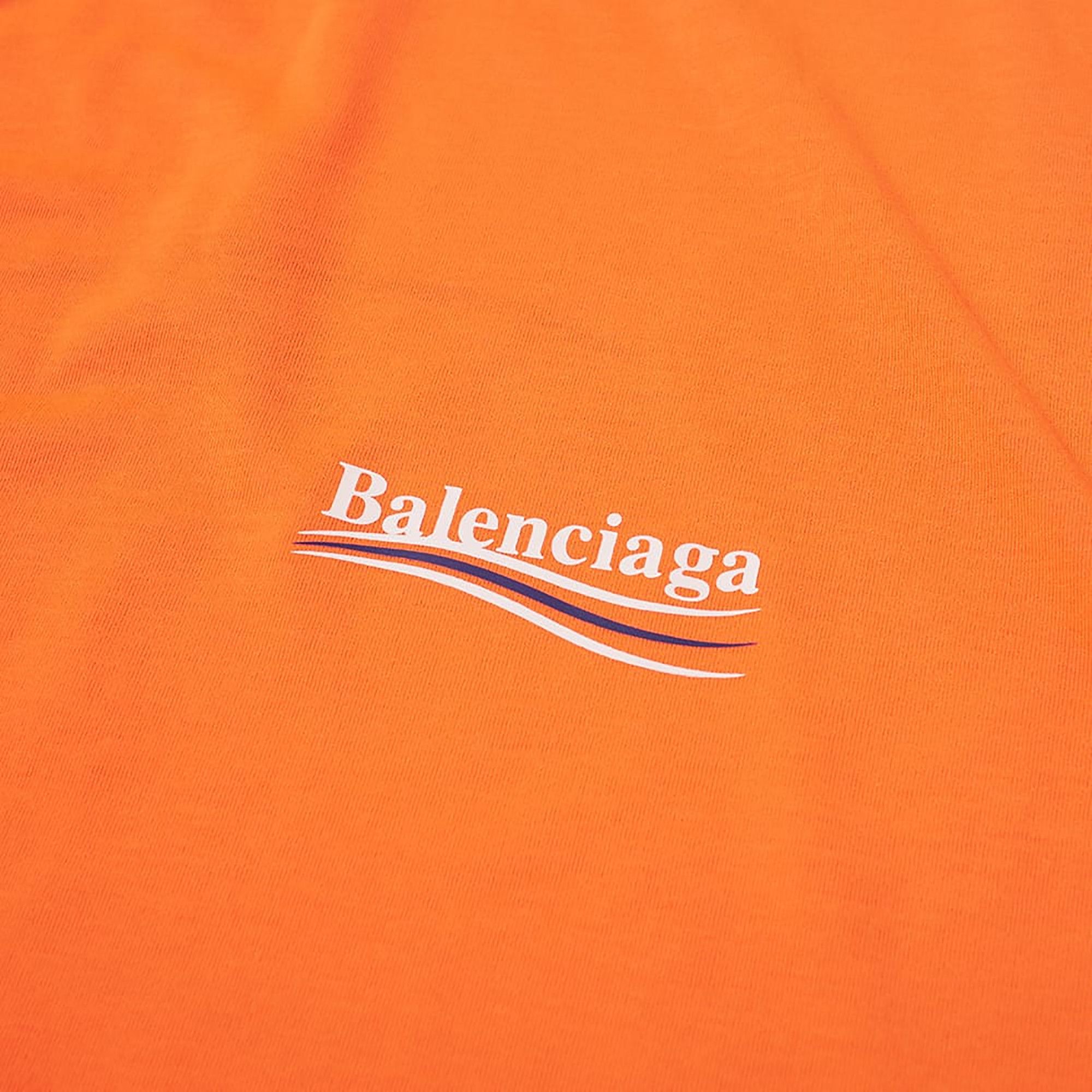 Size xxs Balenciaga Large Fit T Shirt Fluo Orange