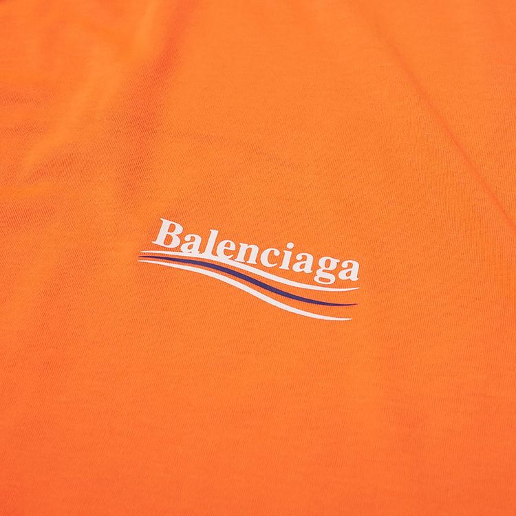 Balenciaga Large Fit T Shirt Fluo Orange