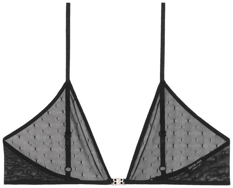 Balenciaga Open Front Bra BlackGold