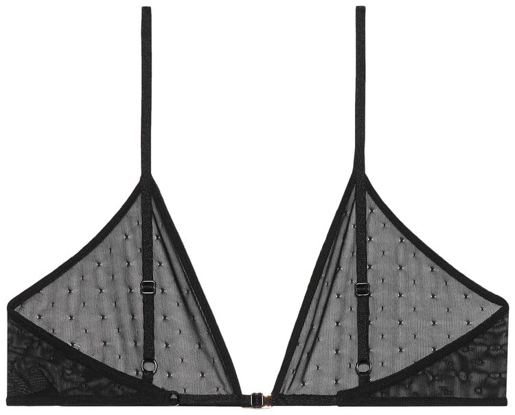 Balenciaga Open Front Bra BlackGold