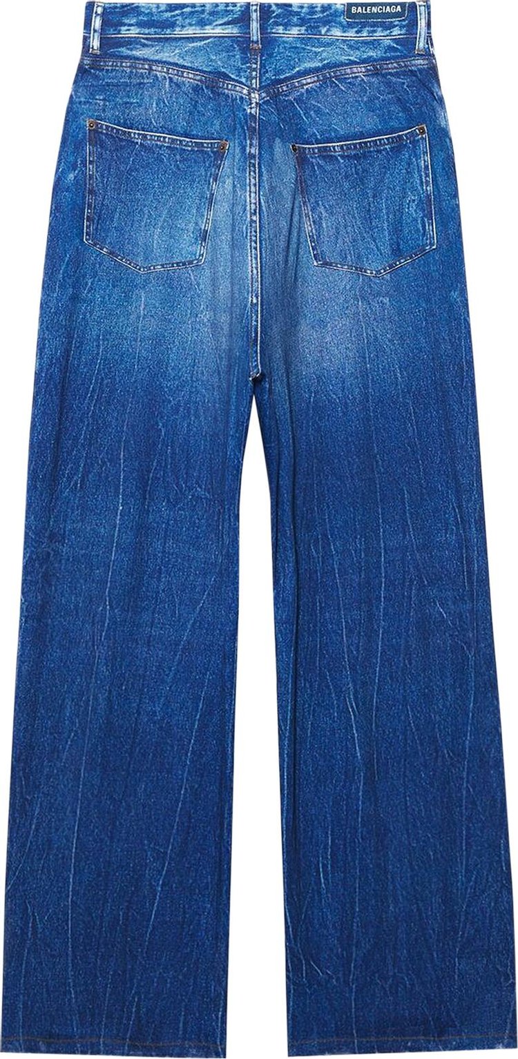 Balenciaga Trompe LOeil Pant Blue