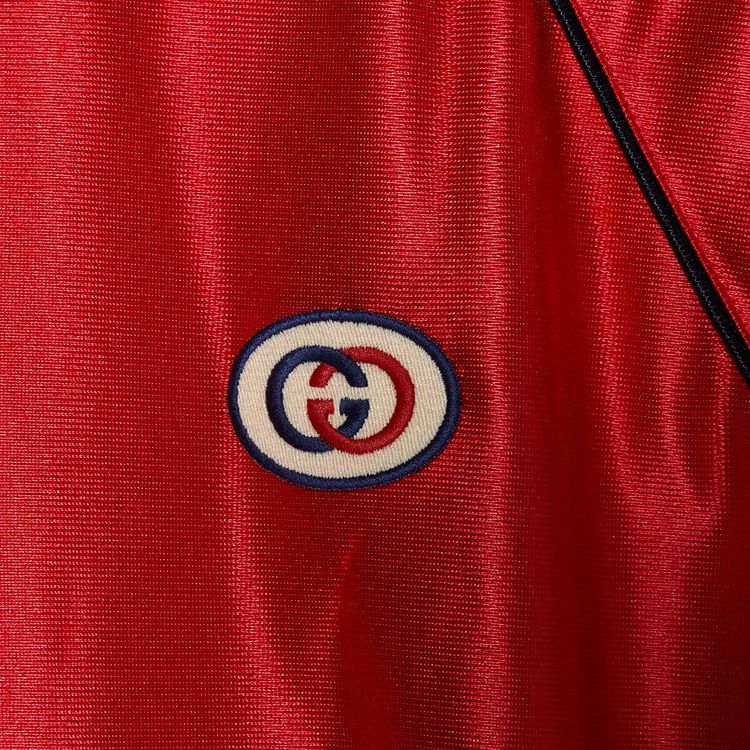 Gucci Shiny Jersey Hooded Sweatshirt With Web Red