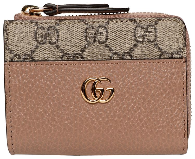 Gucci GG Marmont Wallet Porcelain RoseEbony