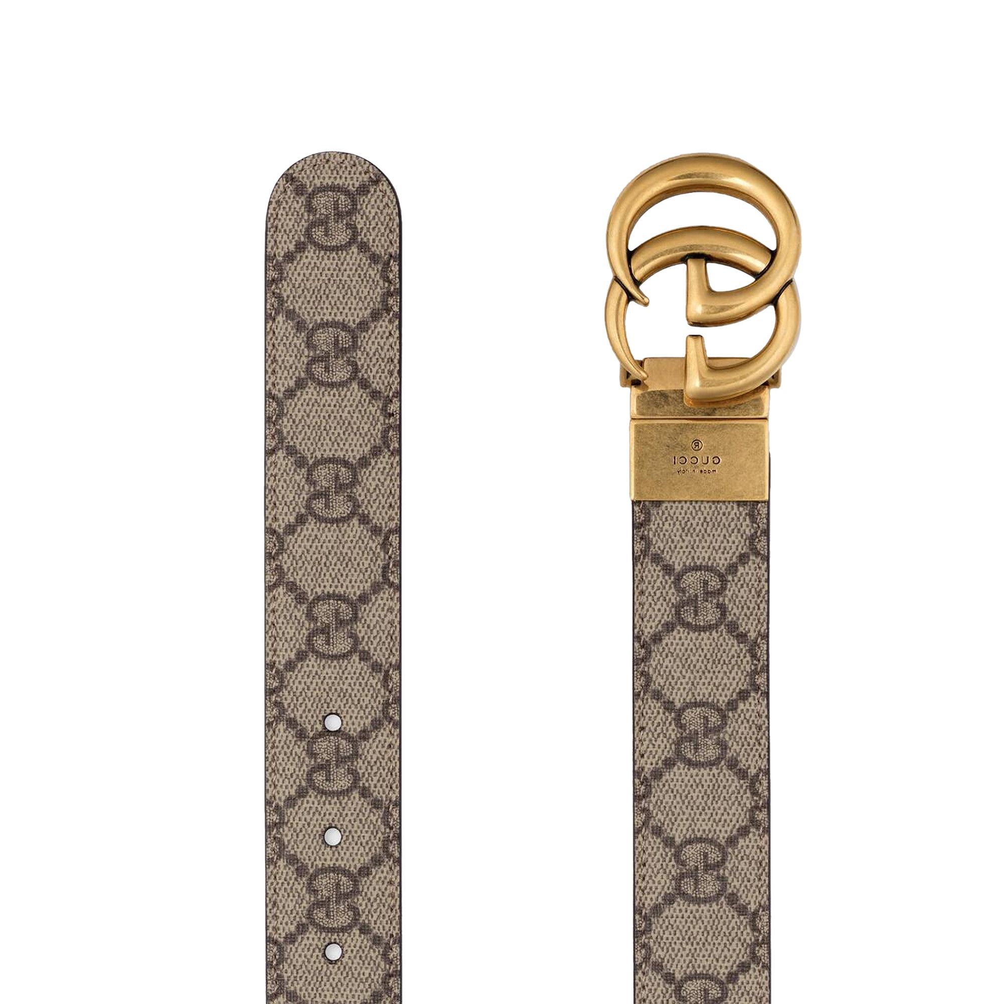 GUCCI| (659417 92TIC 8358) Buy Gucci GG Marmont Reversible Belt 'Brown' - 659417 92TIC