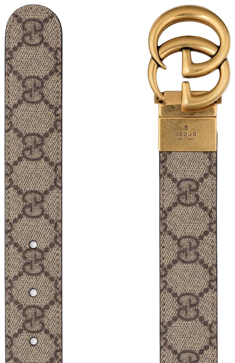 Gucci GG Marmont Reversible Belt Brown