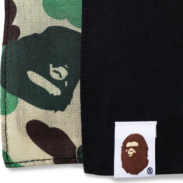 BAPE ABC Camo Shark Bandana Green