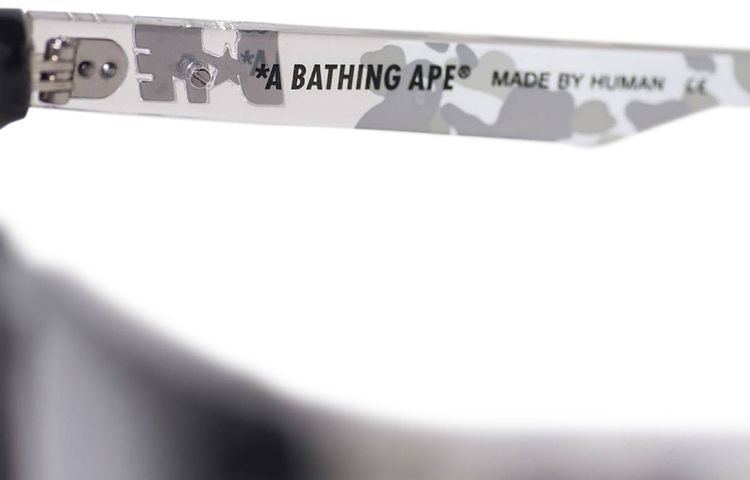 BAPE Snow Edition WT Sunglasses White