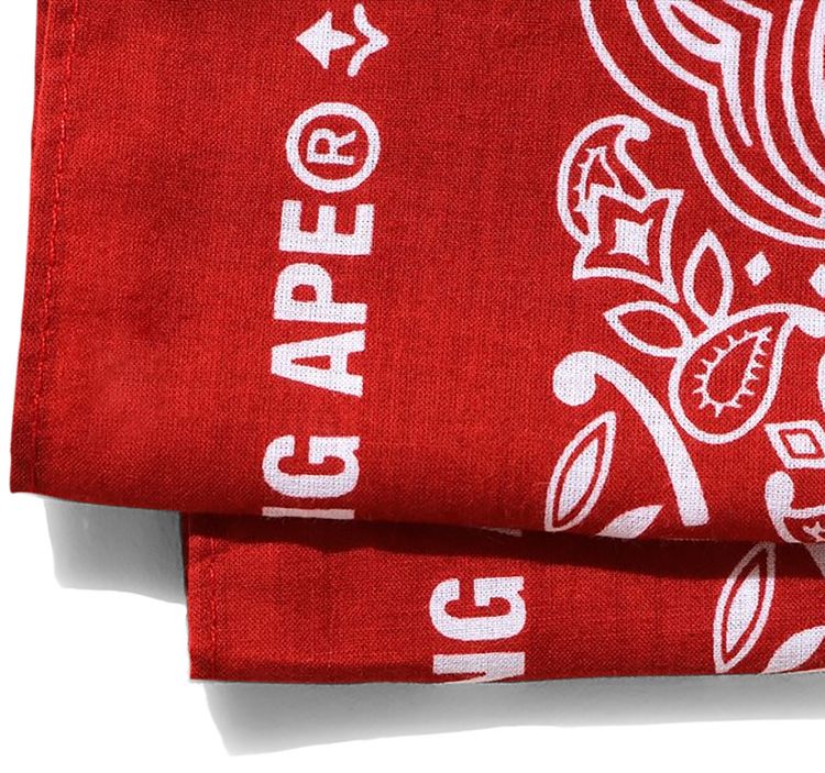 BAPE x Levis Bandana Red