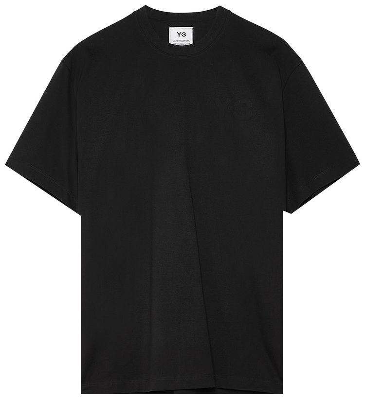 Y 3 Classic Chest Logo Short Sleeve Tee Black