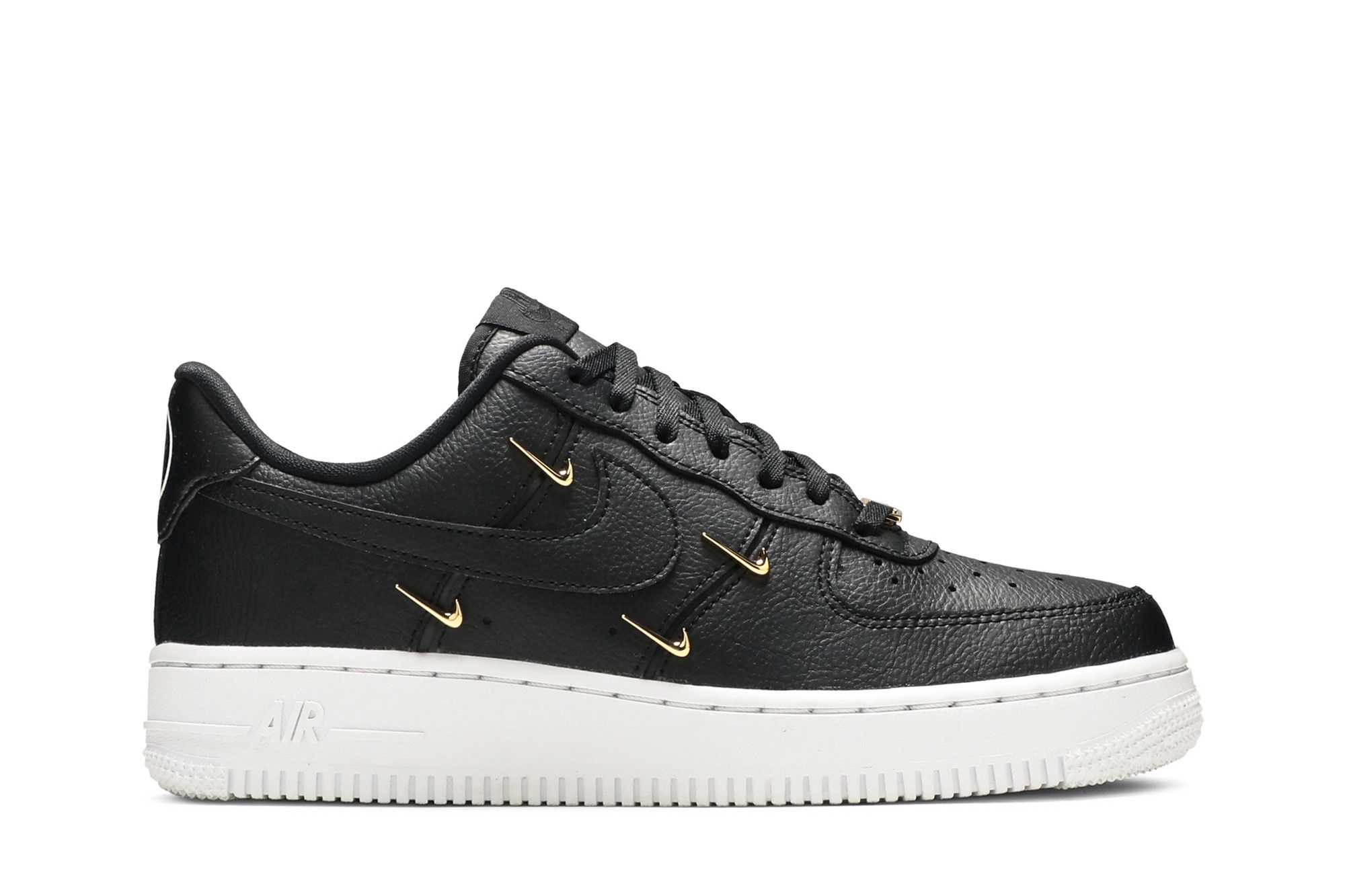 Women's 'air force 1 07 lxx black/black/black/metallic gold top