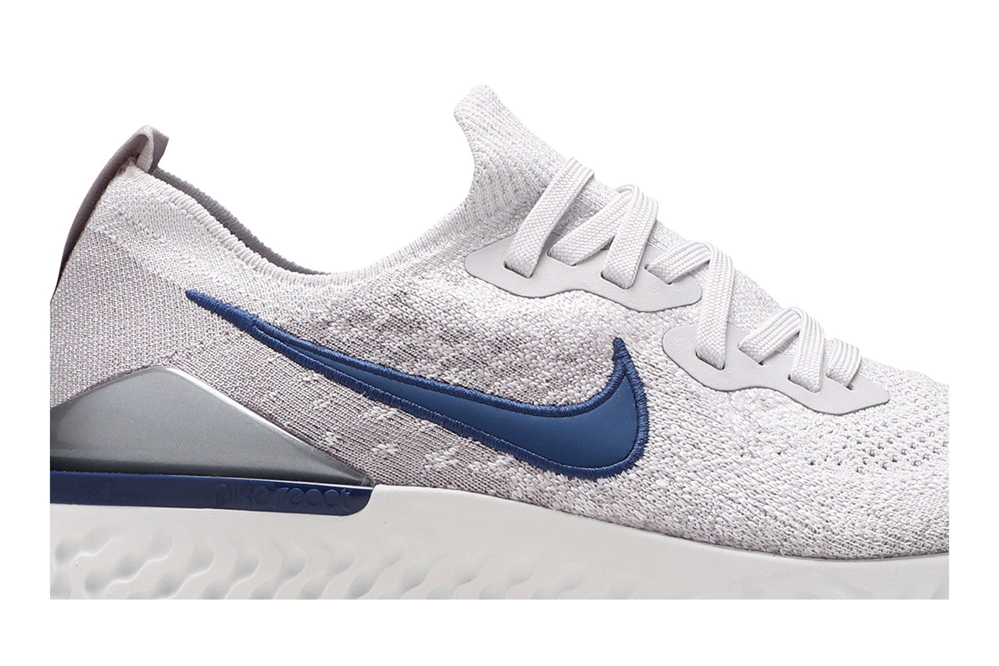 Nike epic react grey blue deals
