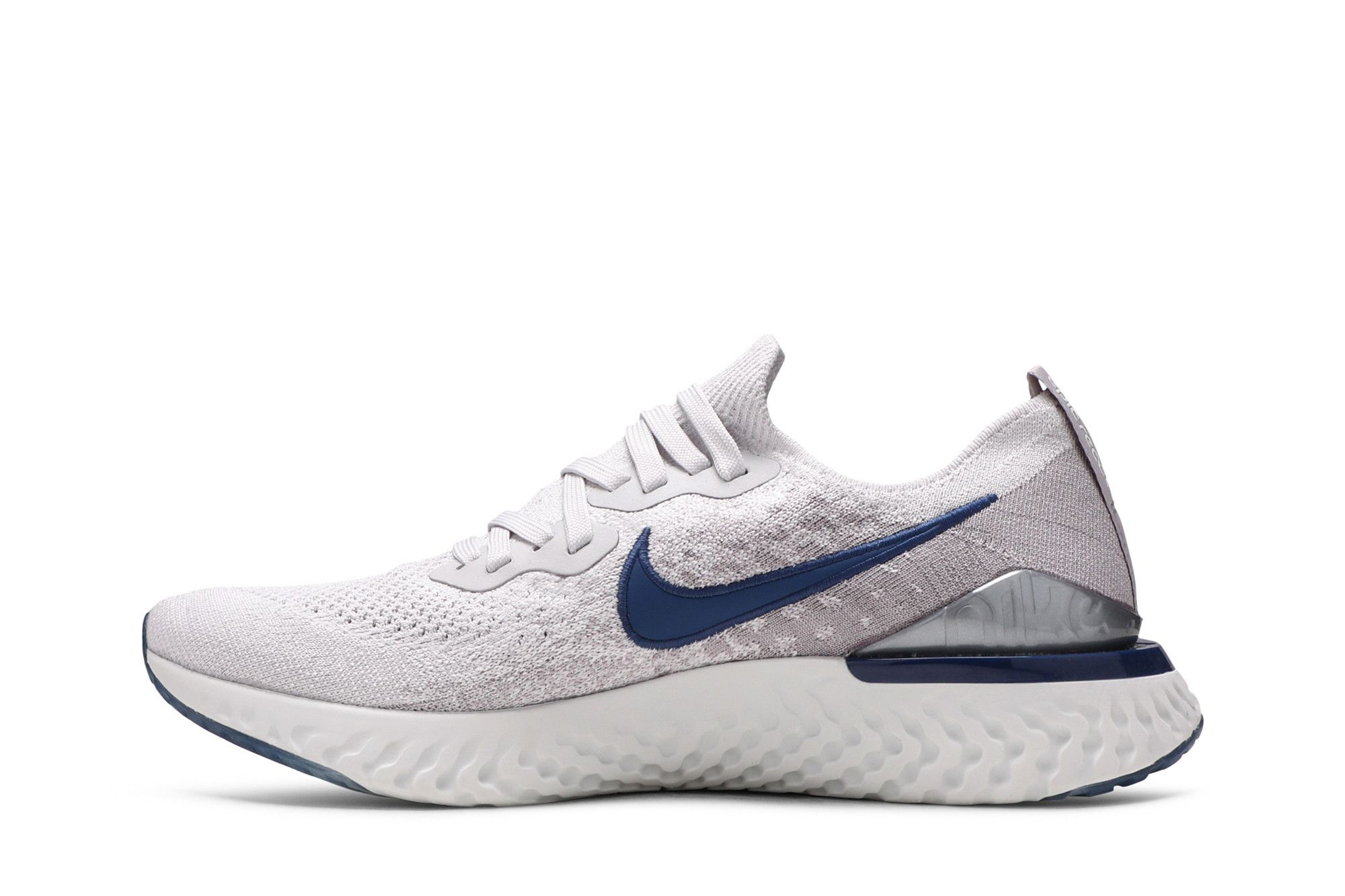 Achetez des Epic React Flyknit 2 Vast Grey Coastal Blue BQ8928 015 GOAT FR