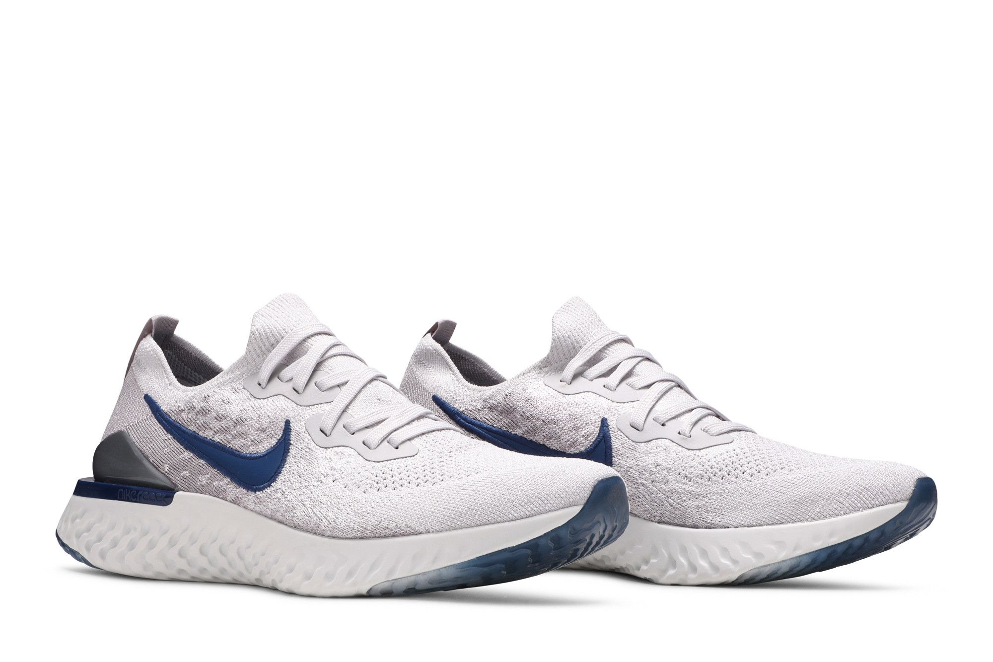 Buy Epic React Flyknit 2 Vast Grey Coastal Blue BQ8928 015 GOAT