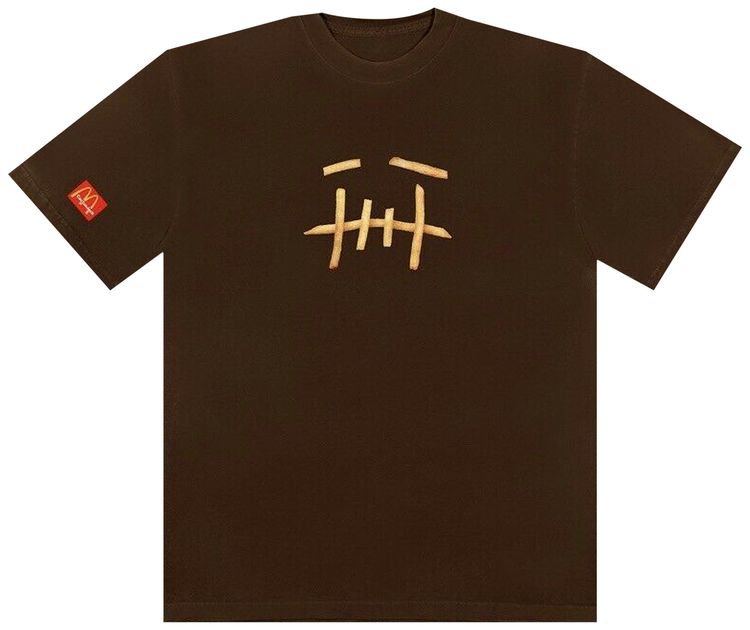 Cactus Jack by Travis Scott x McDonalds Fry T Shirt II Brown
