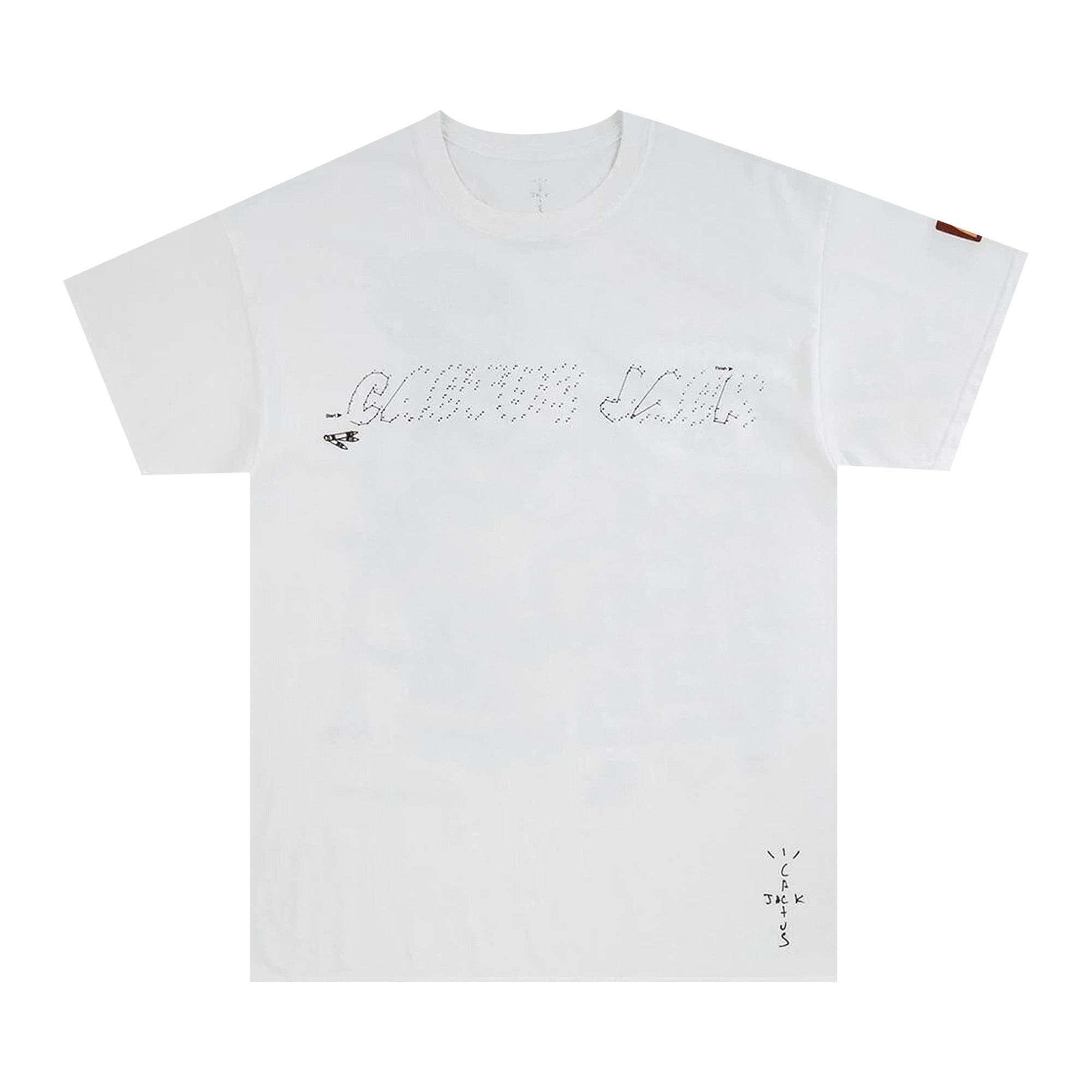 Buy Cactus Jack by Travis Scott Connect The Dots T-Shirt 'White