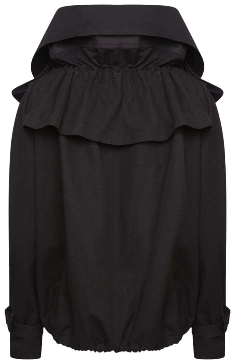 Comme des Garcons Homme Plus Deformed Twill Garment Treated Blazer Black