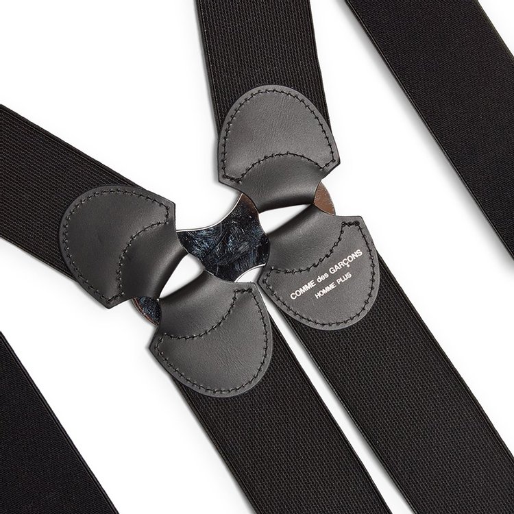 Comme des Garcons Homme Plus Elastic Band H Type Suspenders Black