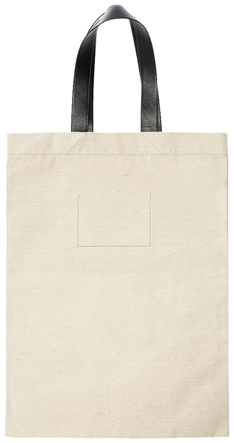 Jil Sander Large Flat Shopper Bone