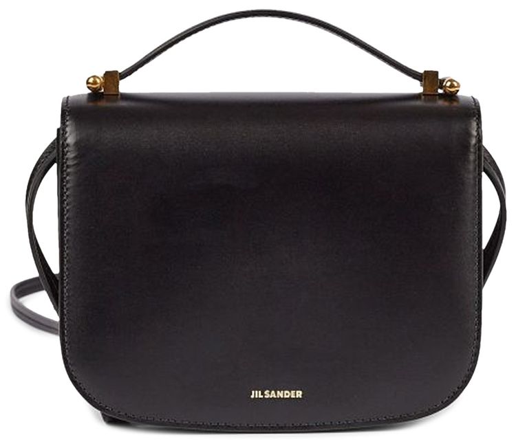 Jil Sander Taos Small Crossbody Bag Dark Brown