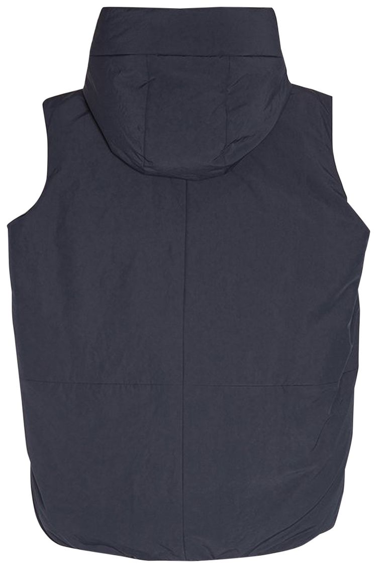 Jil Sander Medium Fill Down Gilet Vest Dark Blue