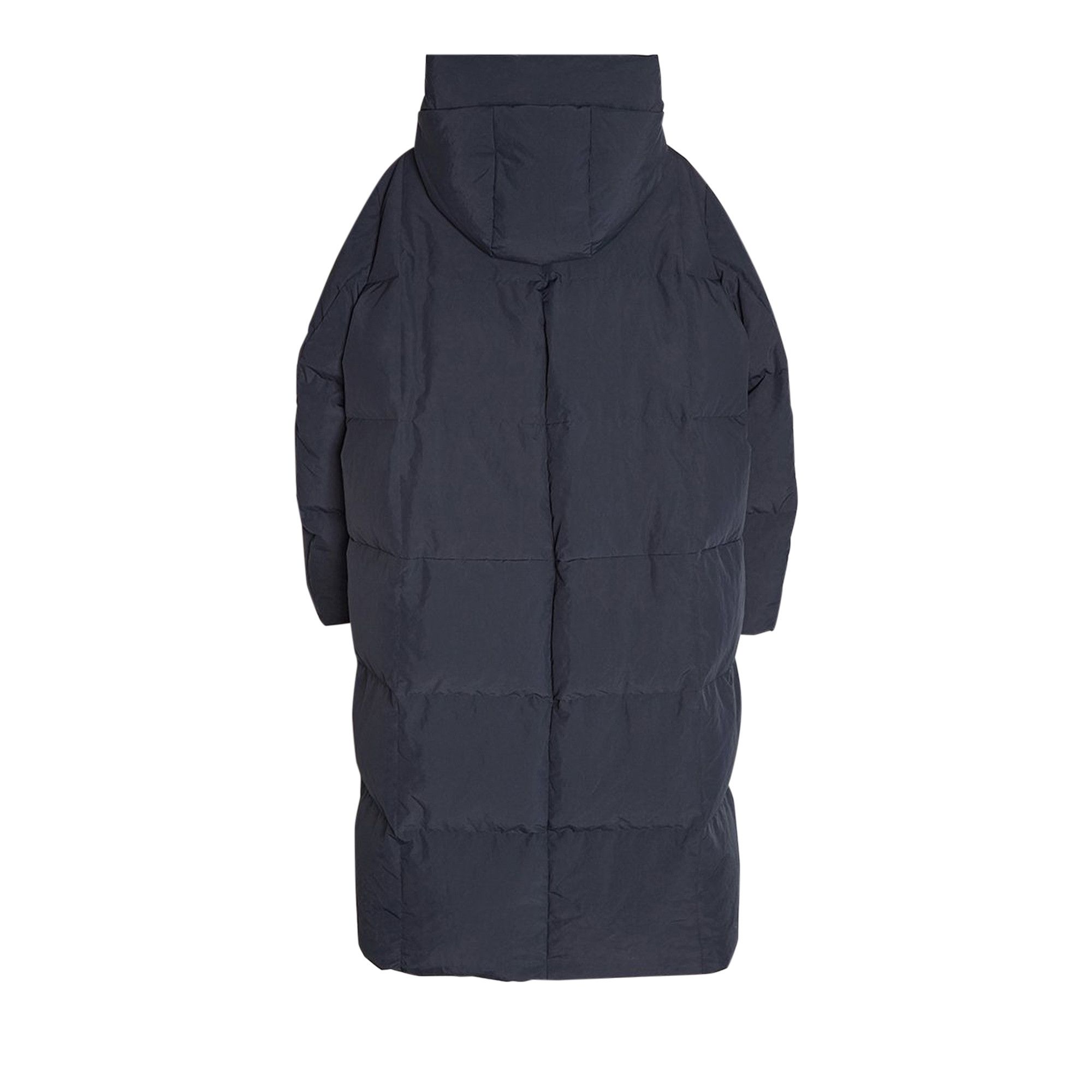 Buy Jil Sander Long Hooded Warm Fill Down Coat 'Dark Blue